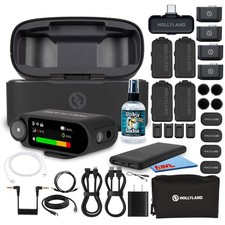 Hollyland LARK MAX 2 Combo 4-Person Wireless Microphone Space Gray
