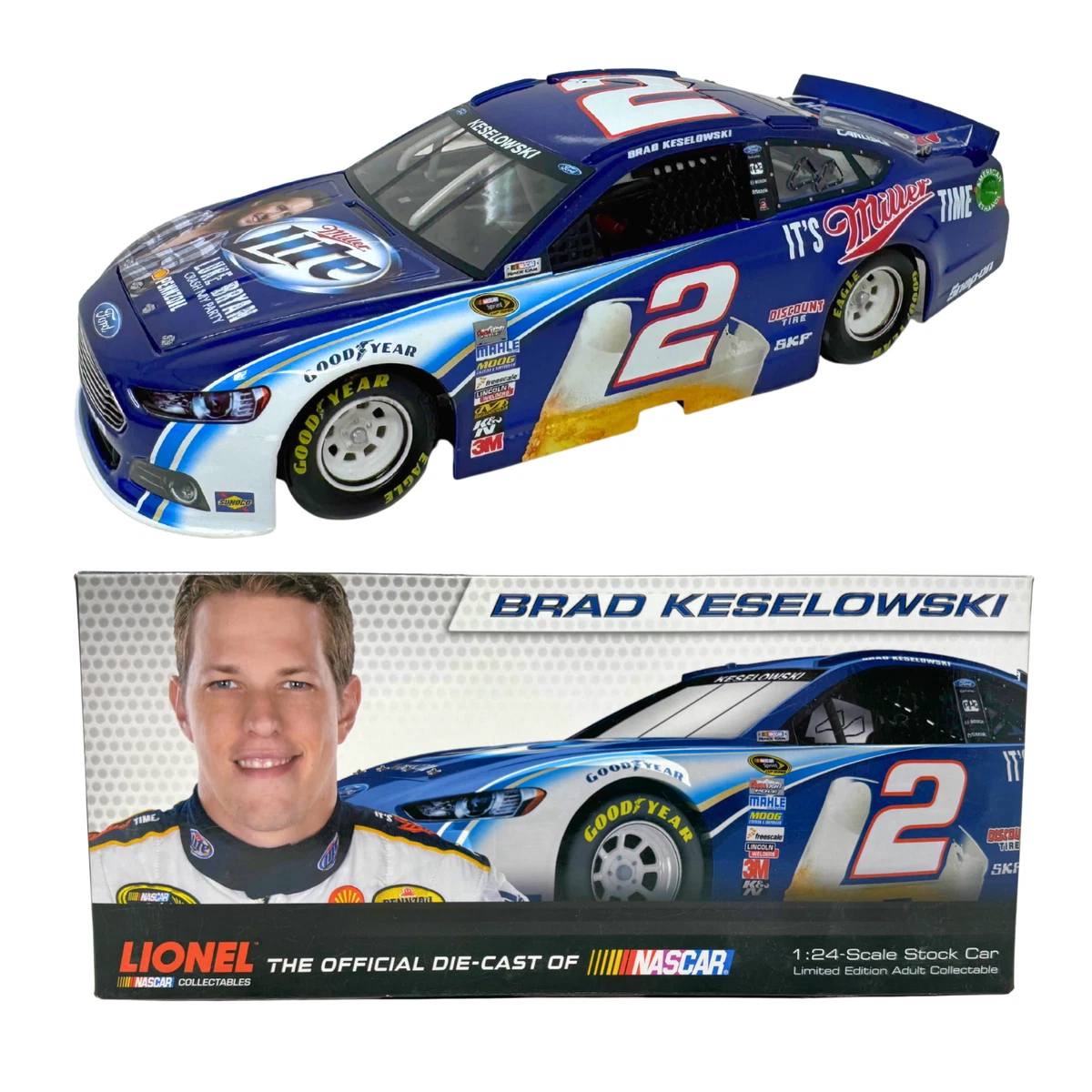 Brad Keselowski Diecast NASCAR Racecars 2013 Vehicle Year for sale
