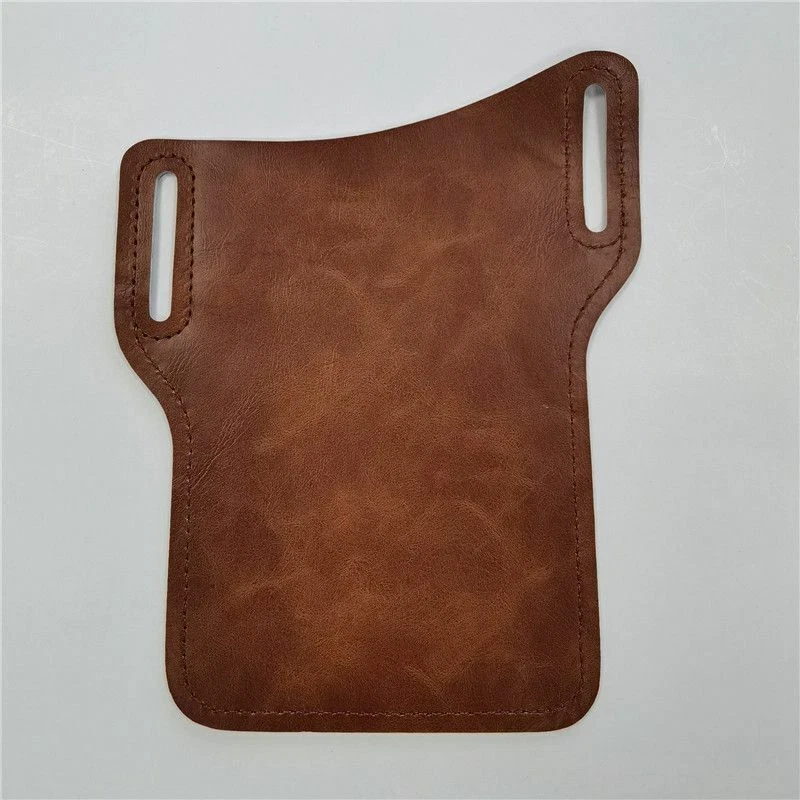 Cinturón de teléfono celular para hombres Cartera de cuero Paquete Bolso Lazo Cintura Funda Estuche Foto 4 de 4