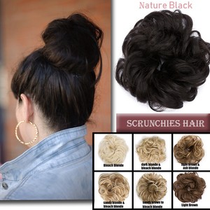 New Messy Hair Buns Hair Peice Extensions Chignon Updo Scrunchies