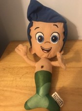 2013 VIACOM NICKELODEON BUBBLE GUPPIES GIL MERMAN BIG HEAD PLUSH DOLL FIGURE