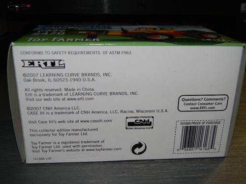 Case 2470 Traction King Tractor 2007 Nat'l Farm Toy Show 1/64 Scale NIB by Ertl - Picture 10 of 11