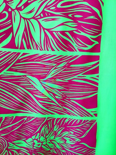 Pareo HawaiiianBathing Suit Bikini Swimwear Cover Up Sarong Dress Wrap ~ Pink - Picture 2 of 2