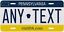 thumbnail 54  - Any State License Plate Tag Personalized Custom Any Text Auto Car Bike Bicycle