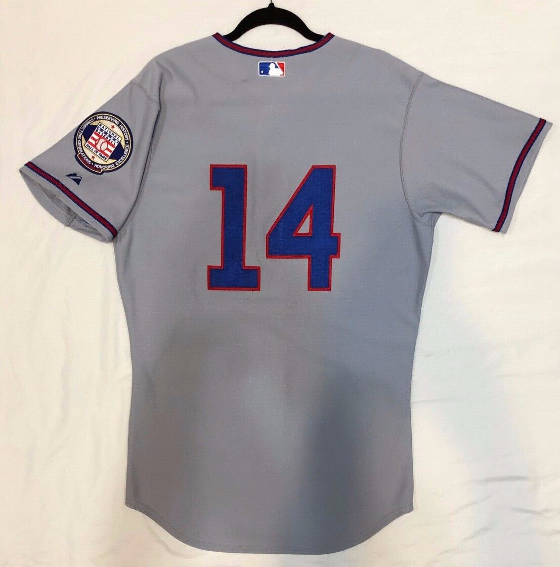 Authentic! Majestic SIZE 44 LARGE CHICAGO CUBS, ERNIE BANKS TBTC
