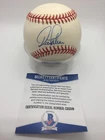 Dean Palmer Signed AUTOGRAPH OMLB Official AL Brown Baseball BAS BECKETT C22518
