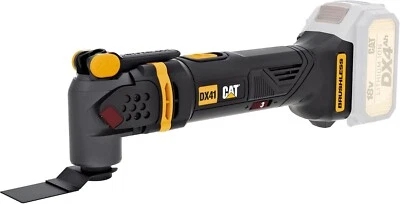 Multiherramienta oscilante inalámbrica CAT DX41B 18V con motor sin escobillas - Unidad desnuda.