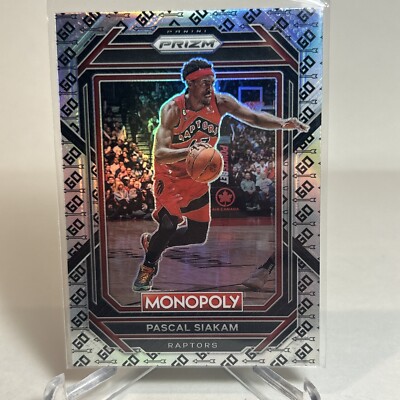 Pascal Siakam 2022-23 Panini Prizm Monopoly GO Silver SP #82 Toronto Raptors