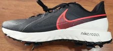 New Nike React Infinity Pro Golf Shoes Black Red Men's Size 9.5 CT6620-002 