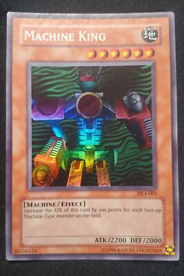 (3x) Machine King DL4-001 Super Rare Yu-Gi-Oh! TCG Duelist League Prize Original