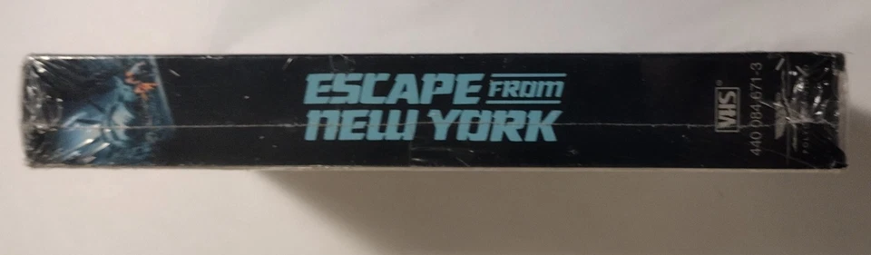 Escape From New York VHS Video Tape FACTORY SEALED Polygram Watermark rare - Image 4 of 4