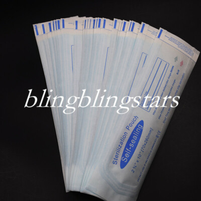 1 Box Dental Self-Sealing Sterilization Pouches Bags 2 3/4'' x 10''70*260mm