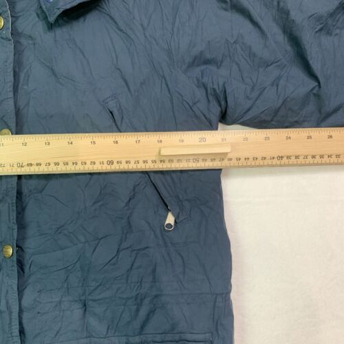 LL Bean Jacket Mens L Navy Maine Warden Parka Waterproof Coat USA Made Vintage - Picture 7 of 12