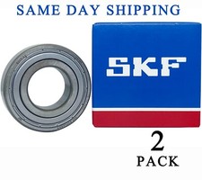 2PACK SKF 6205-2Z 25X52X15MM Double Metal Seal Ball Bearings
