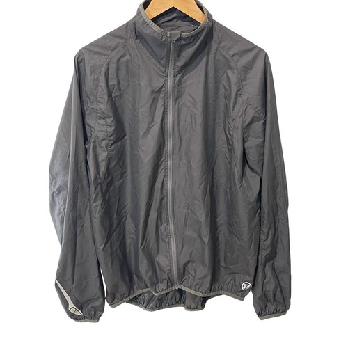 Novara Cycling Jacket WindBreaker Men’s Sz Large Stowable Reflective