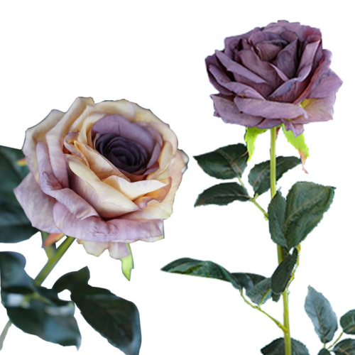 1 PC Large Roses Purple Flowers Living Room New Years Decor - Picture 1 of 4