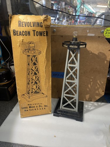 Mar Toys Revolving Beacon Tower Toy Train Set Accessory with Original ...