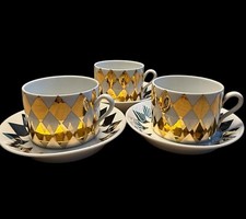 Ultra Rare Handpainted  PIERO FORNASETTI Tea ...