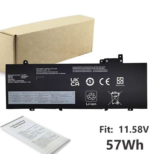 Batterie L17L3P71 pour Lenovo ThinkPad T480S, modèle L17M3P71 de 3 cell l lithium-ion