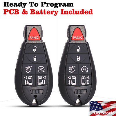 2 Replacement For 2009-2018 2019 Dodge Grand Caravan Remote Key - Foto 14