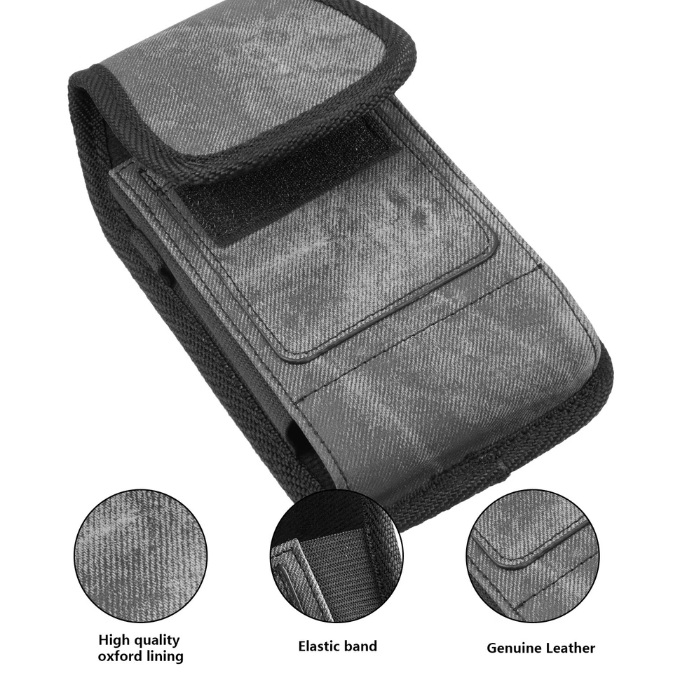 Funda Vertical Funda Clip Cinturón de Transporte para iPhone 8 7 6 Plus XR Xs Max Foto 4 de 4