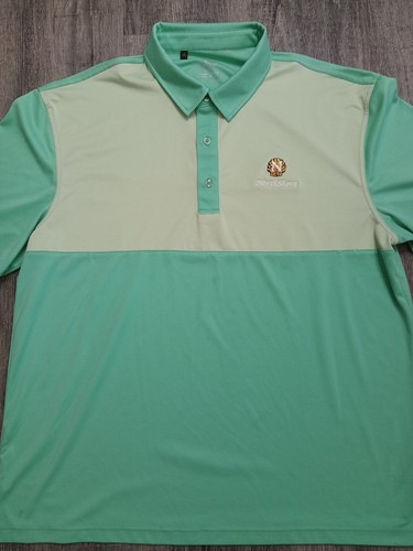 Monterey Club Performance Polo Shirt Men's XXL Green North Shore Wicking Stretch - Picture 3 of 9