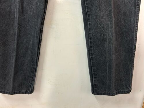 Vintage Rustler Jeans Mens 32x34 Black Distressed 90s USA - Picture 3 of 10