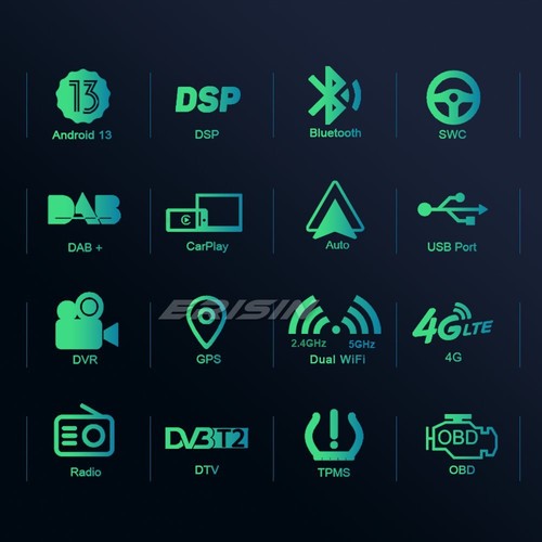 64GB DAB+Android 13 Autoradio GPS Navi CarPlay SWC CD Für VW T5 Multivan Touareg - Bild 2 von 21