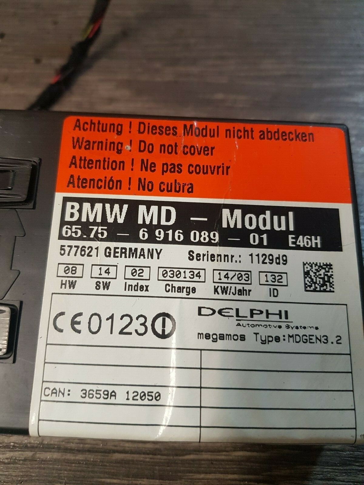 BMW 3 Series E46 Genuine Convertible MD Module 6916089 for sale  
