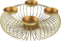 Am Design Adventsleuchter Kerzenhalter Aus Metall, FüR 4 Kerzen, Ø 34 Cm (1 St)