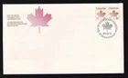 Canada OFDC 1983 Maple Leaf 32¢ Definitive coil pair sc#951