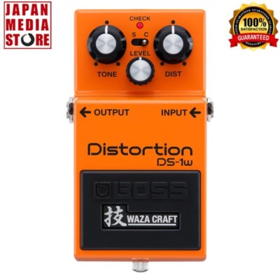 Boss DS-1W Verzerrungstechnik WAZA CRAFT Gitarren-Effekt-Pedal brandneu Box