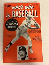 1981 Whos Who KANSAS CITY Royals GEORGE BRETT Over 800 Player Stats + Photo's