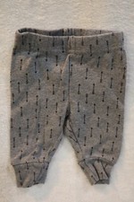 Just One You by Carter's gray arrow pants 3 months 100 cotton