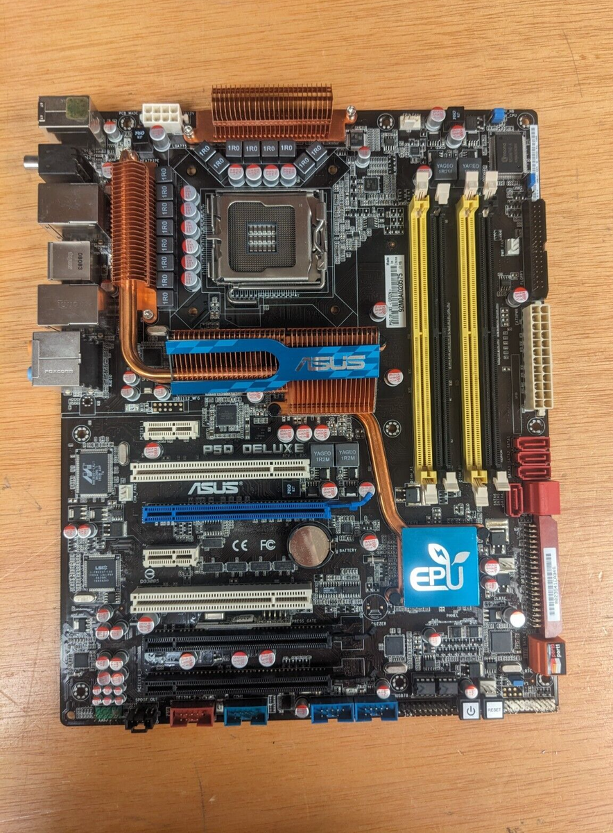 CPU付き　ASUS　P5Q LGA775 ASUS P5Q Deluxe Motherboard | eBay
