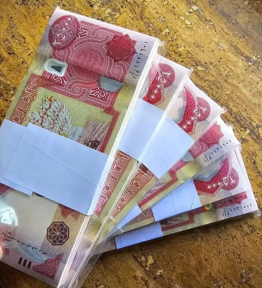 Iraq 1,000,000 IQD (25,000 x 40) 2023 UNC *One Million Dinars Authentic Active*