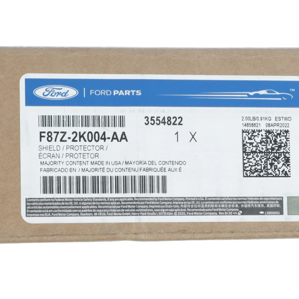 NEW OEM Ford 1998-2003 Ranger Front Right Brake Splash Shield F87Z-2K004-AA - Image 4 of 4