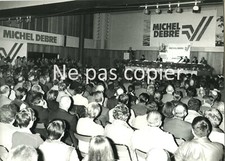 MICHEL DEBRÉ 1981 meeting à DIJON candidat élections présidentielles