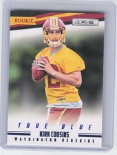 2012 Panini Rookies & Stars Kirk Cousins #185 Rookie True Blue Foil 