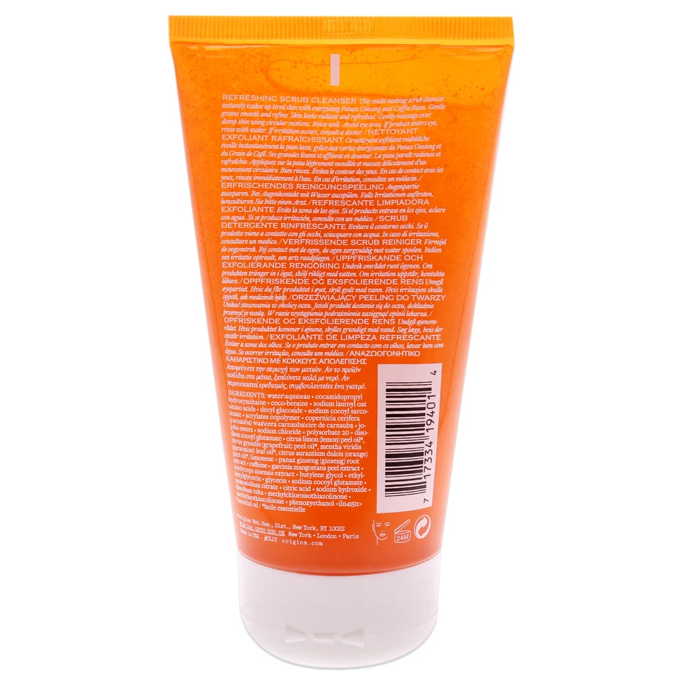 Limpiador exfoliante refrescante Ginzing de Origins para unisex - Limpiador de 5 oz Foto 3 de 3