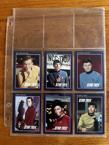 Star Trek Collector Card Original & Next Generation Sleeves 150 Cards 1991 - Picture 16 of 18