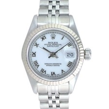 Rolex Datejust 69174 18KW & Stainless Steel White Roman Dial Jubilee 26mm Watch
