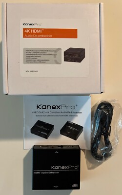 KanexPro 4K HDMI Audio De-embedder (Model# HAECOAX2)