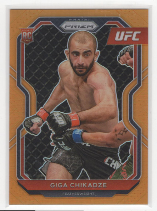2021 Panini Prizm UFC Prizms Orange #72 Giga Chikadze /99 - NM-MT
