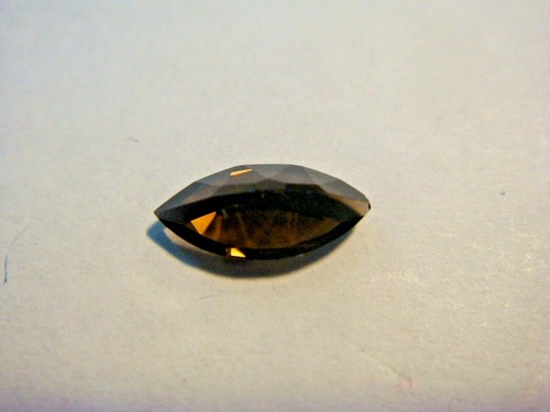 Smoky Quartz Marquise cut Gemstone 10 mm x 5 mm 1 carat Natural Gem - Picture 3 of 3