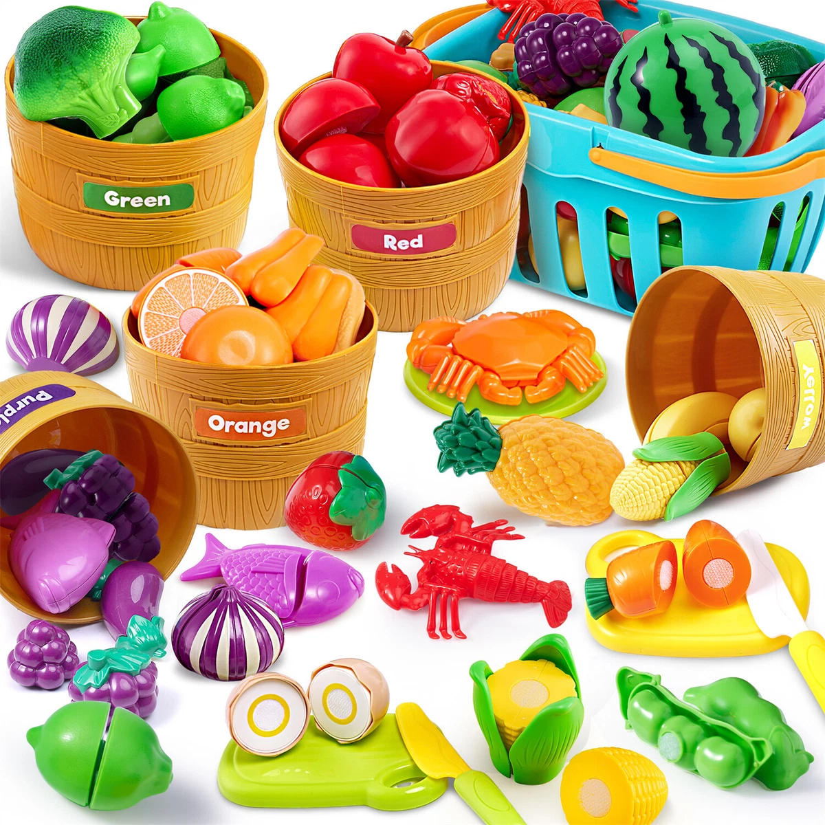 Cutting shop food toy