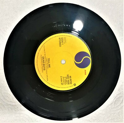 DEAD BOYS TELL ME / AIN'T NOTHING TO DO / NOT ANYMORE SRE1029 7