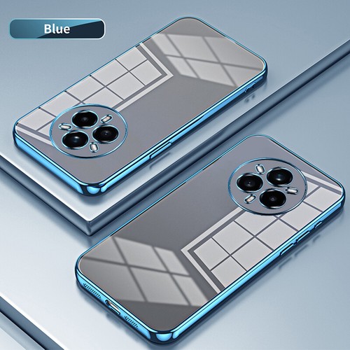 For Realme 14 Pro+, Shockproof Plating Frame Transparent Soft Rubber Case Cover - 第 9/21 張圖片