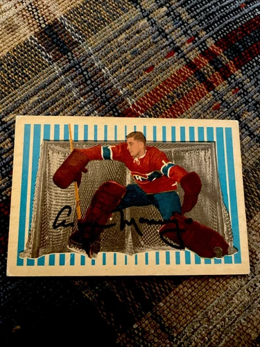 1963-64 CESARE MANIAGO RC CARD PARKHURST NHL AUTOGRAPH ROOKIE GOALIE HOCKEY AHL