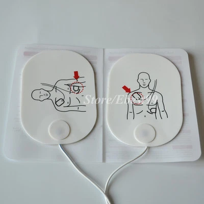 ELYSAID’S SHOP 1 pair Training Pads For HR/FR2 Defibrillate AED trainer Replacement Pads P150